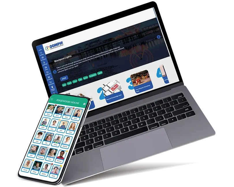 mCare, Oomph - multi device mock up