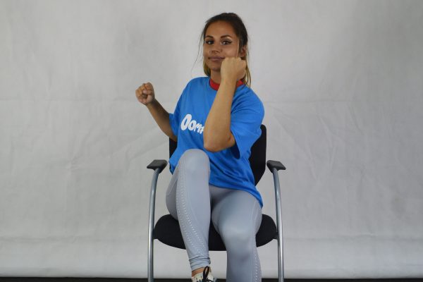 8 on each leg. Lift each knee up in turn as high as feels comfortable